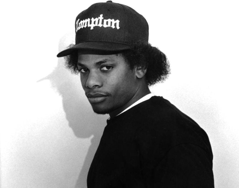 Rare footage of Eazy-E recording in the studio, 1987