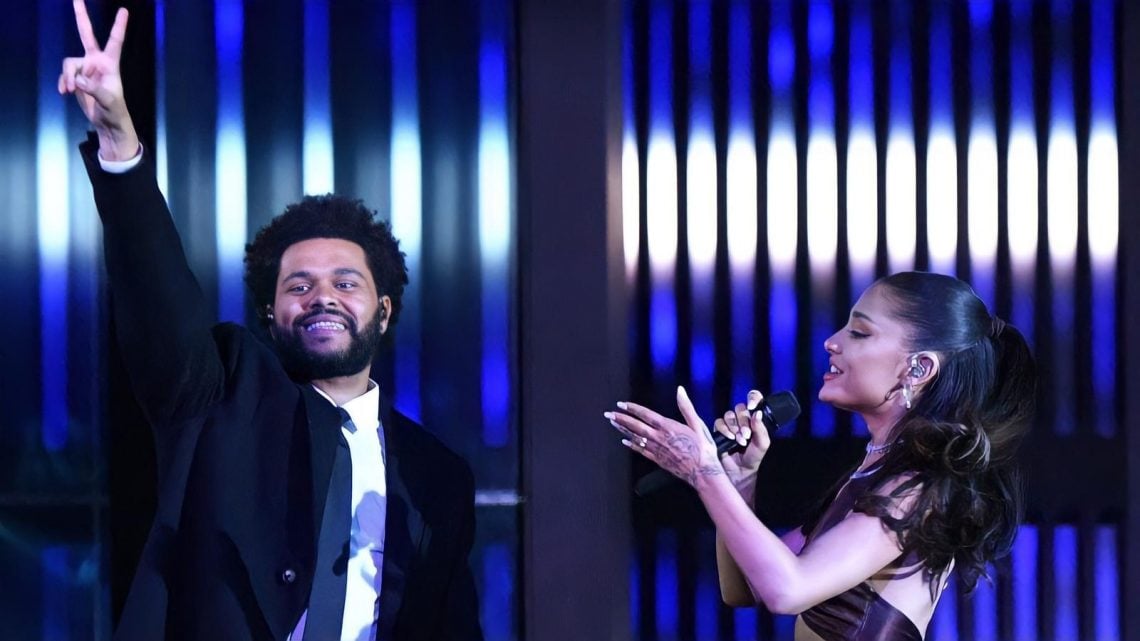 Watch The Weeknd & Ariana Grande perform ‘Save Your Tears’ at the iHeartRadio Music Awards