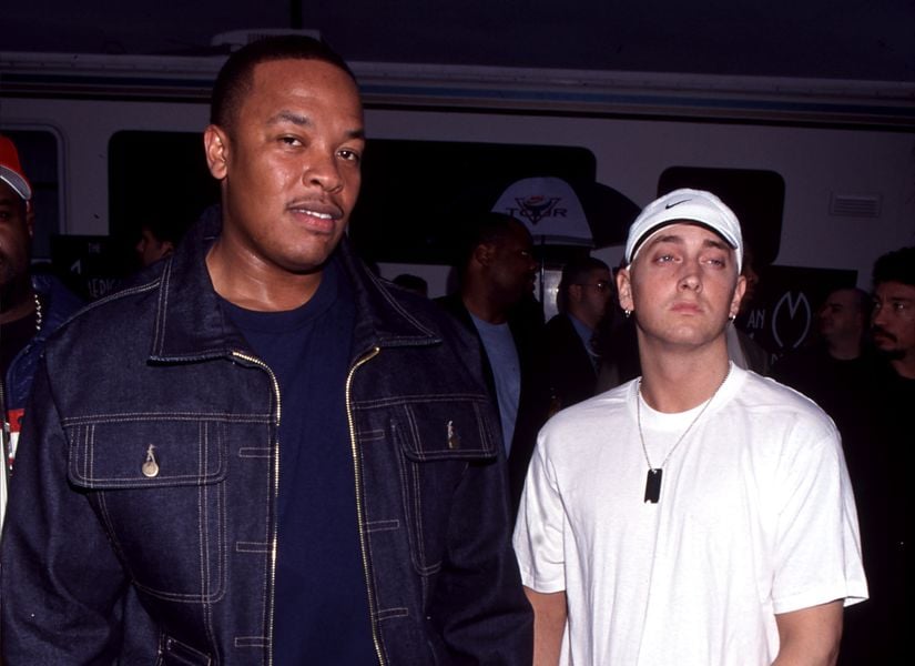 Watch rare footage of Dr Dre and Eminem freestyling in 2000