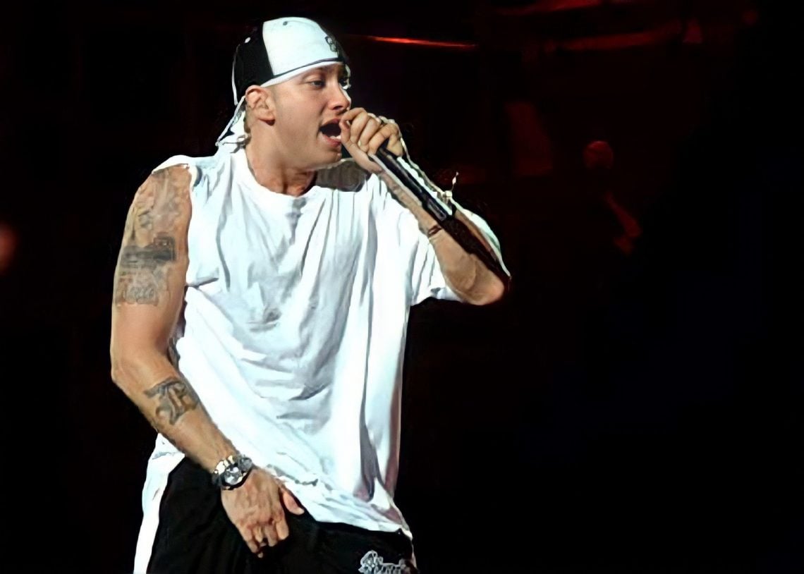 Watch rare footage of a Eminem rap battle from 1994