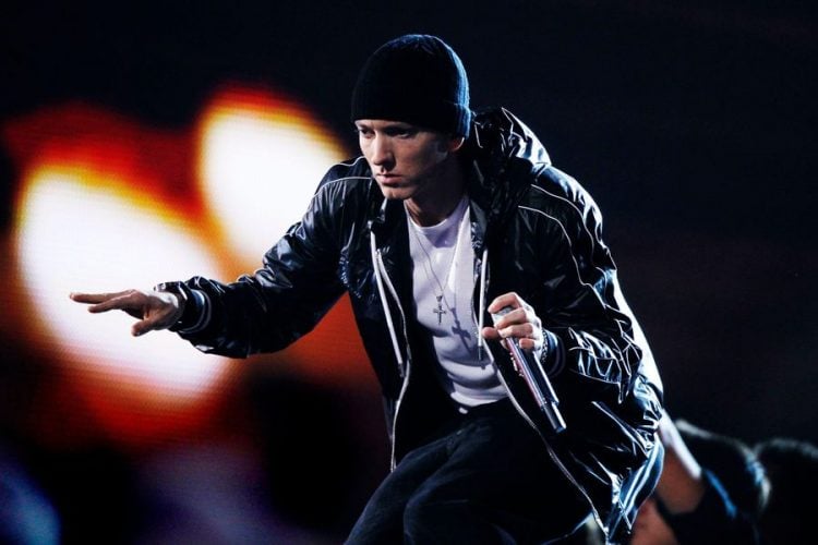 Who is Eminem's ultimate rap hero?