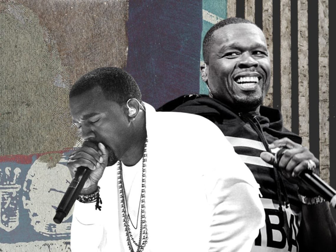 Was there ever a Kanye West vs 50 Cent feud?