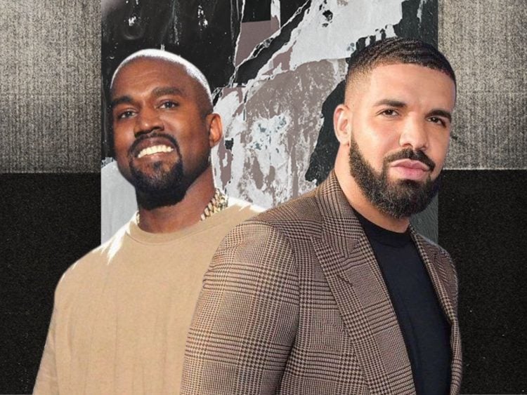 How did Kanye West and Drake's feud begin?