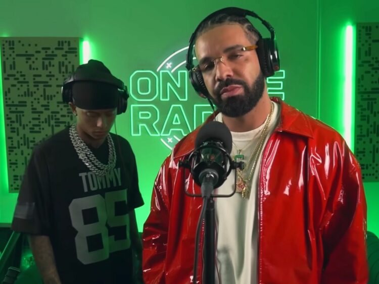 Drake and Central Cee perform joint radio freestyle