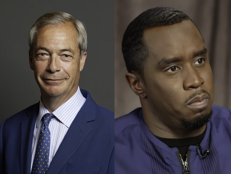 Nigel Farage - Diddy - Split - 2026